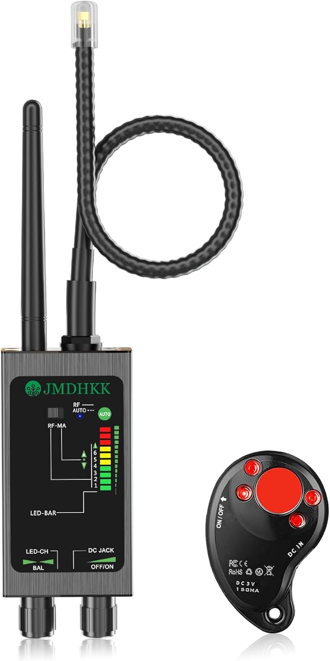 JMDHKK M8000 Hidden Camera Detector, Bug Detector, Camera Finder, Signal