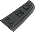 DICMIC Front Driver Side Master Power Window Switch and Door Lock & Black Bezel