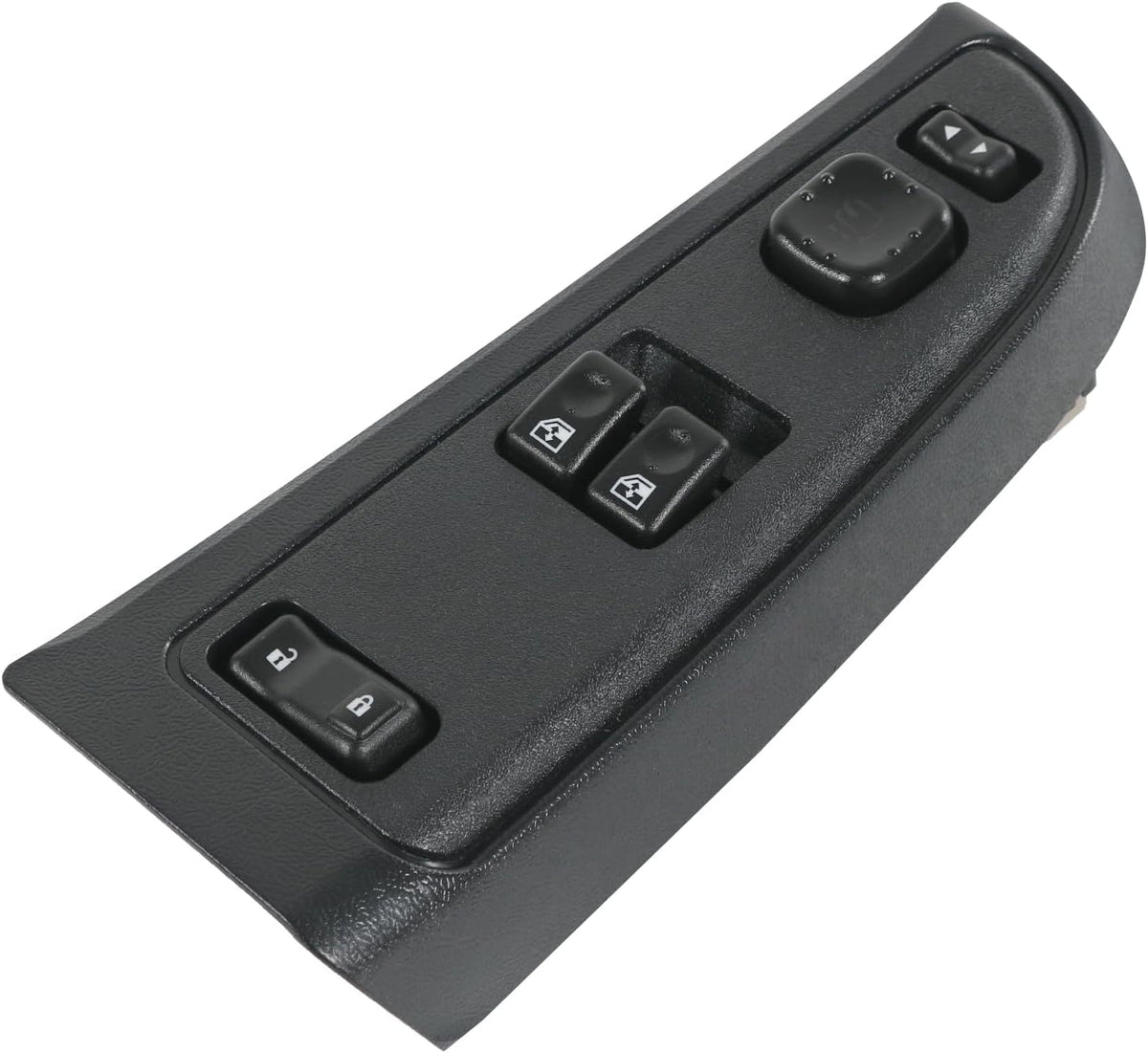 DICMIC Front Driver Side Master Power Window Switch and Door Lock & Black Bezel