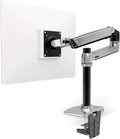 Ergotron – LX Monitor Arm, Single Monitor Desk Mount – fits Flat Curved