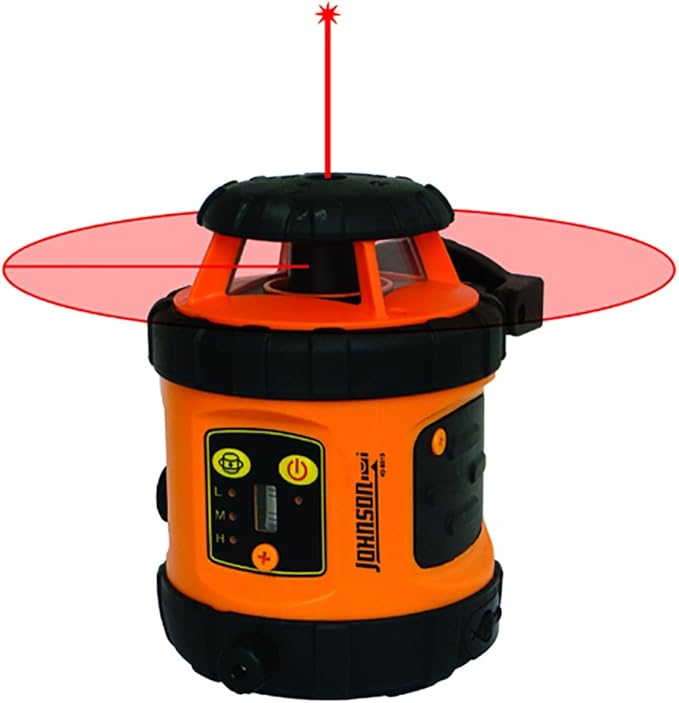 Johnson Level & Tool 40-6517 Self-Leveling Rotary Laser System, 29 x 7"