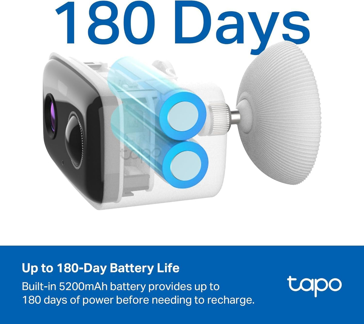 Tapo 1080p Outdoor Wireless Security Camera, Battery Powered, C400(3-Pack)