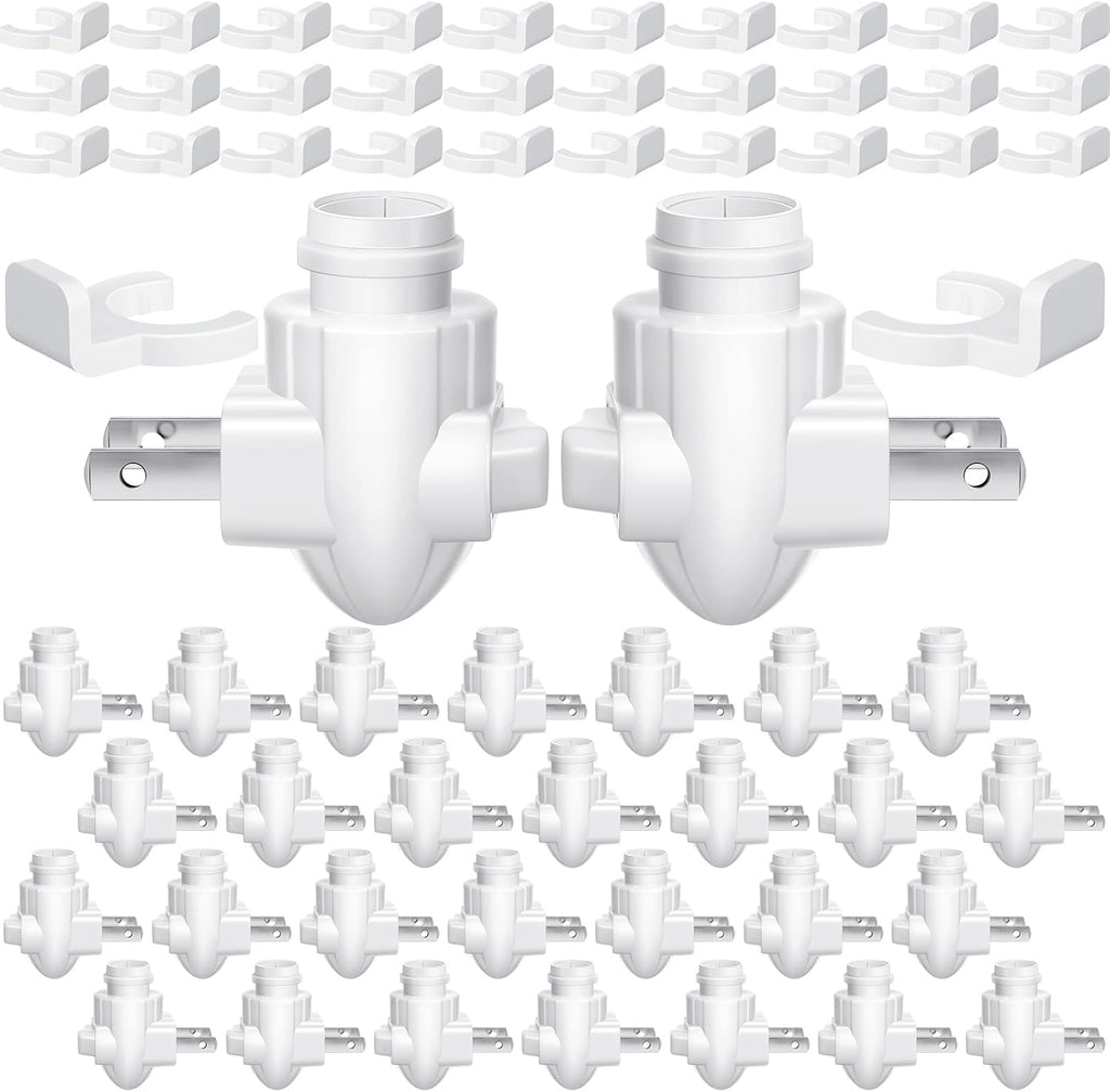 Tuanse 30 Sets Plug in Night Light Module Night Light Base