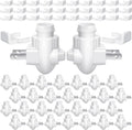 Tuanse 30 Sets Plug in Night Light Module Night Light Base