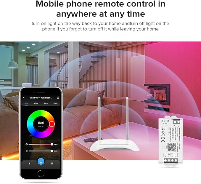 BTF-LIGHTING RF 2.4GHz Wireless Remote RC09RFB & C03W 2.4GHz Tuya WiFi