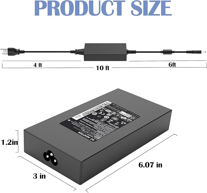180W 130W AC Charger Adapter Fit