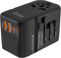 220V to 110V Voltage Converter, US to Europe Travel Converters, Universal