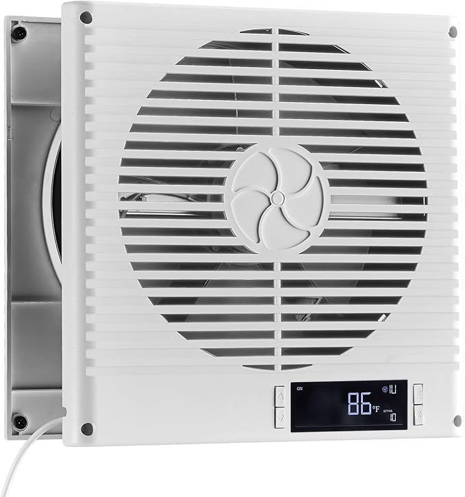 VEVOR Room to Room Fan, Two-Way Airflow Through-the-Wall Fan 8"