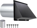 4 Inch Dryer Vent Cover Outside, Dryer Vent Cover Outdoor Wall Vent Hood Dryer