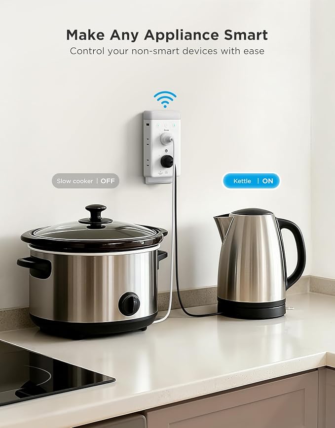 Govee Smart Plug Outlet Extender, 3-Sided Smart Power Strips