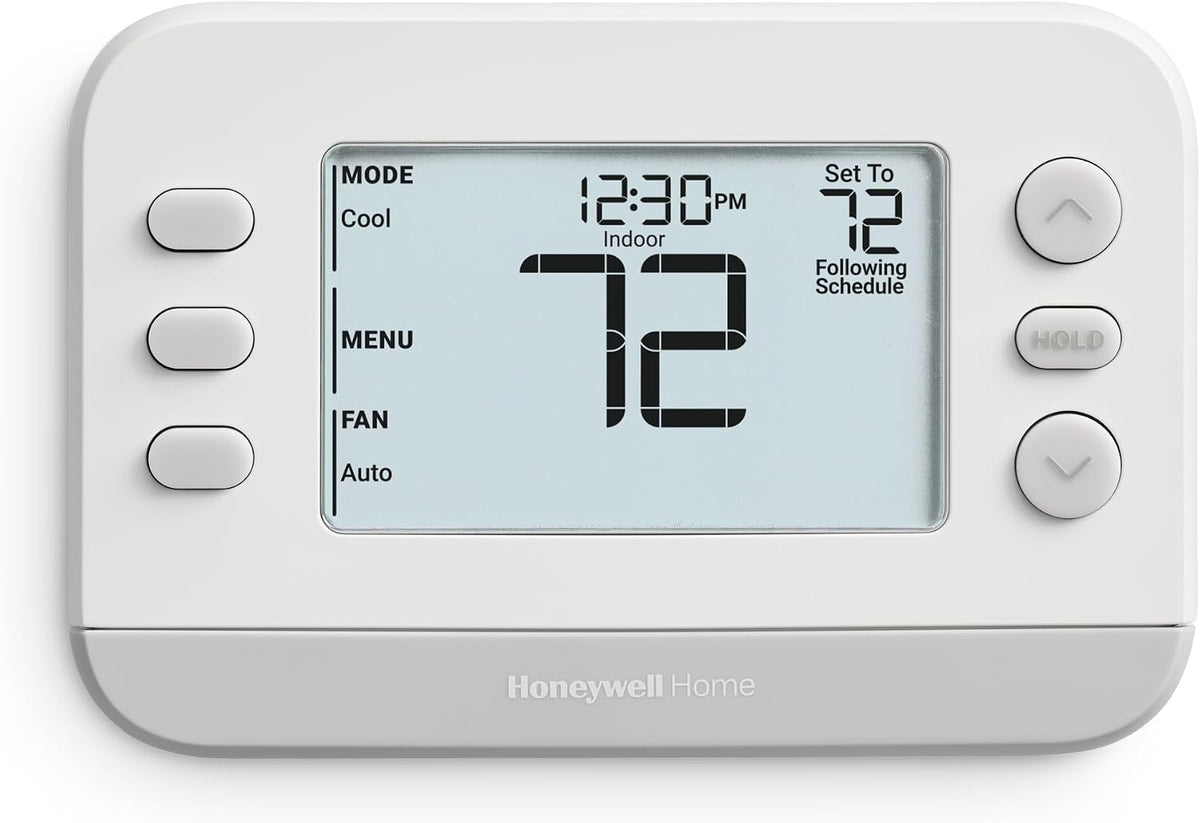 New! Honeywell Home Programmable Thermostat, Conventional/Heat Pump