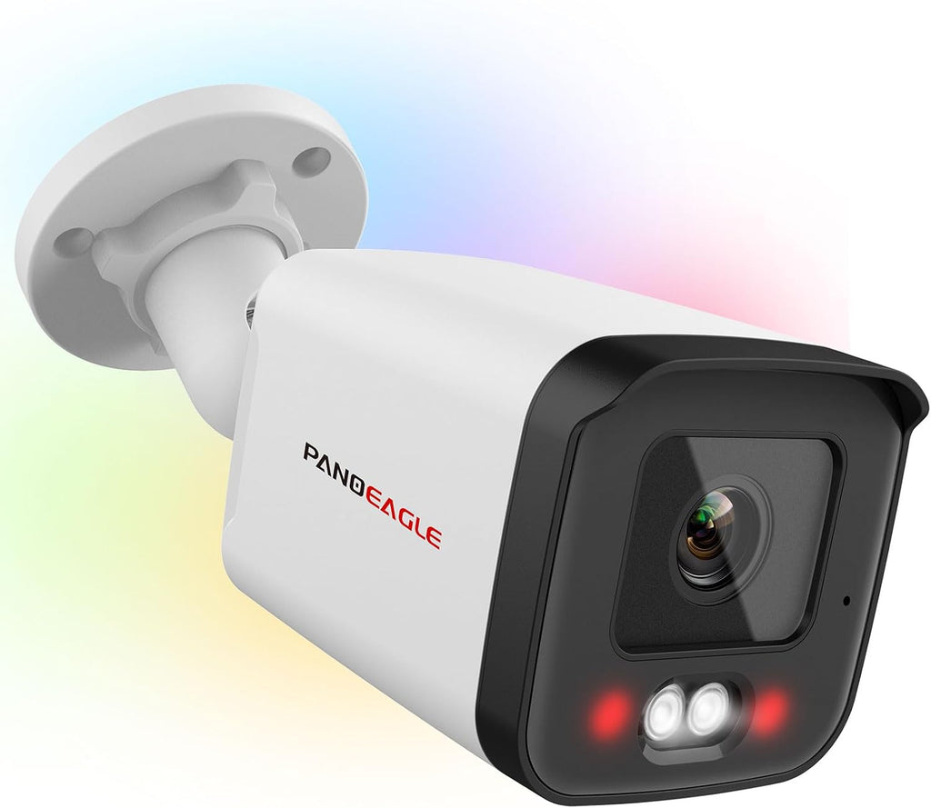 PANOEAGLE 5MP Full Color PoE IP Camera Outdoor with Smart Dual Light