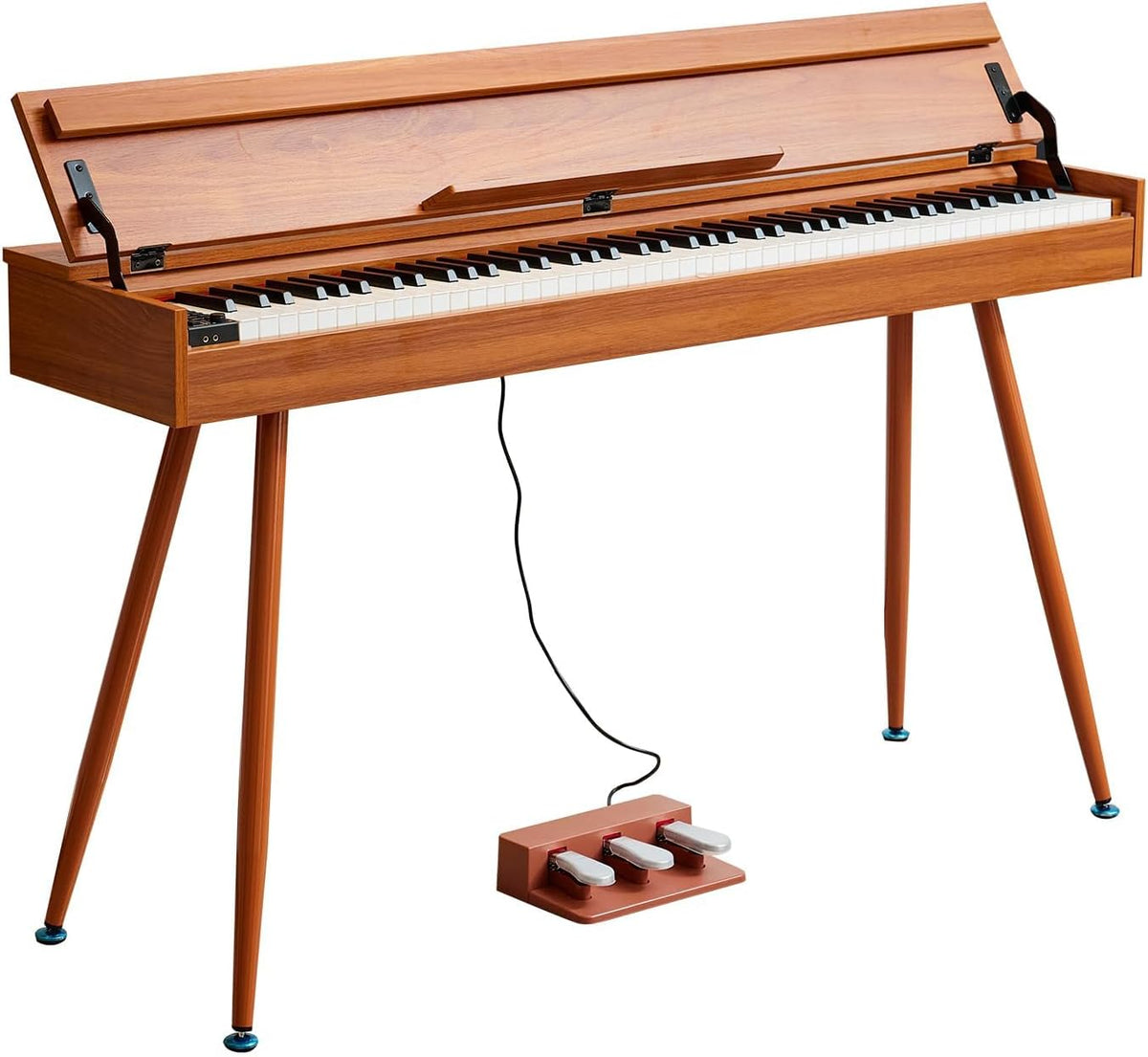 KUMENG Digital Piano 88 Key Weighted Keyboard, Full-Size Desk Progressive