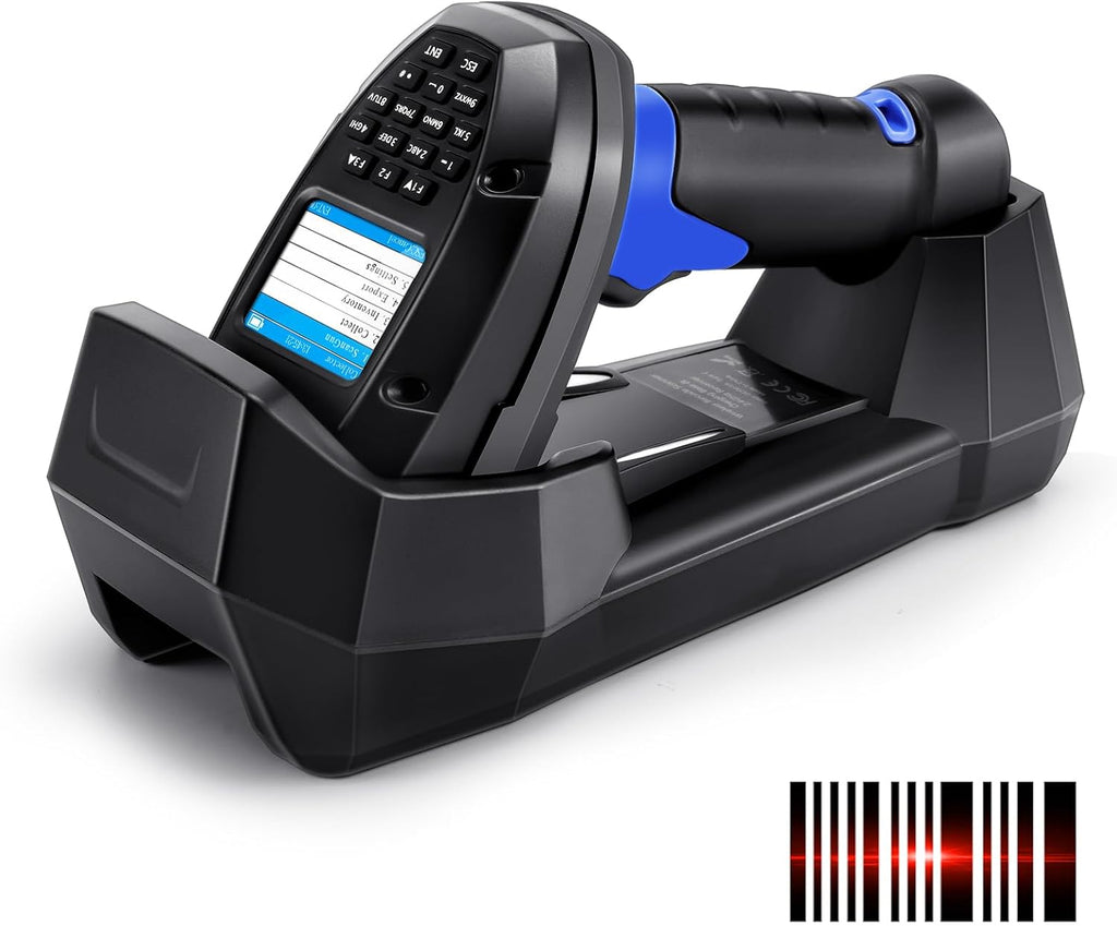 Inventory Scanner Wireless, JRHC 1D Laser Barcode Scanner