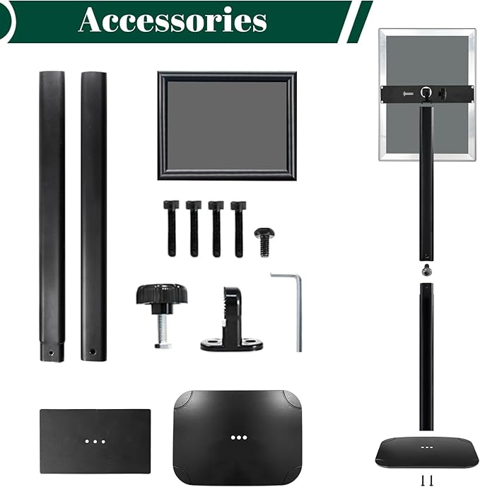 Mutualsign 3Pcs Heavy Duty Pedestal Sign Holder