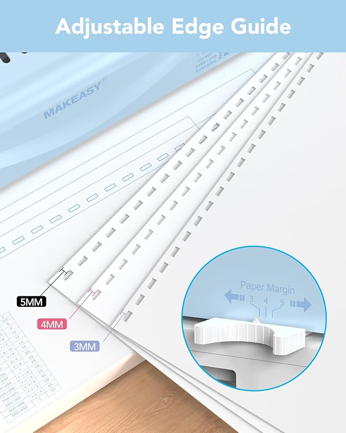 MAKEASY Binding Machine, 450 Sheets, Comb Binding Machines