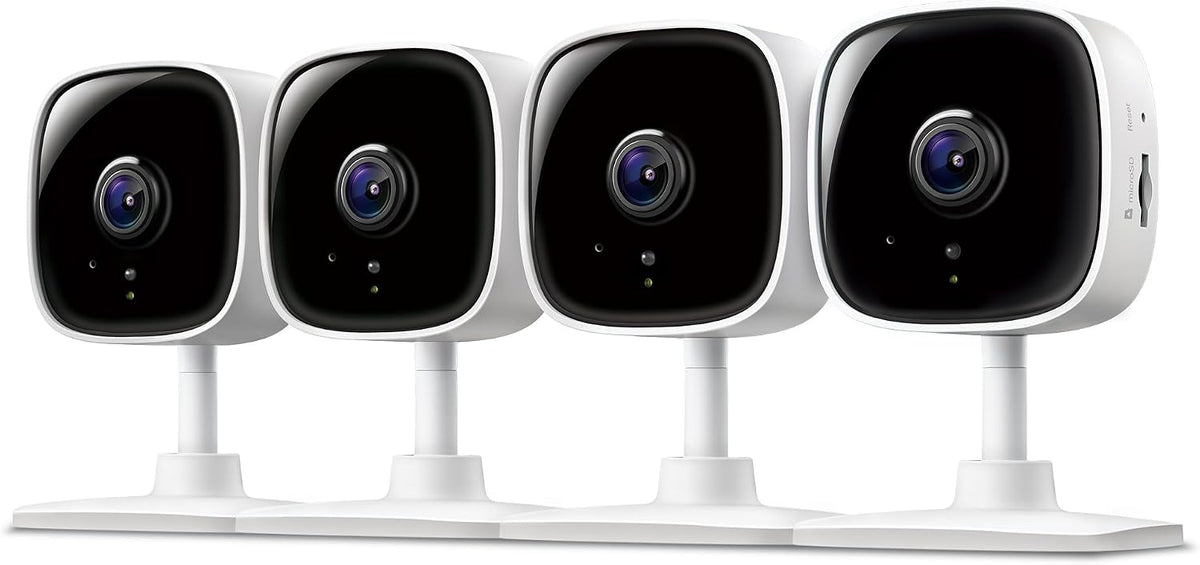 Tapo 1080P Indoor Wired Security Camera (4-Pack)