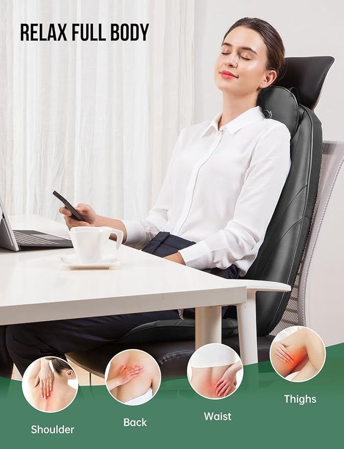 Snailax Back Massager with Heat, Gifts