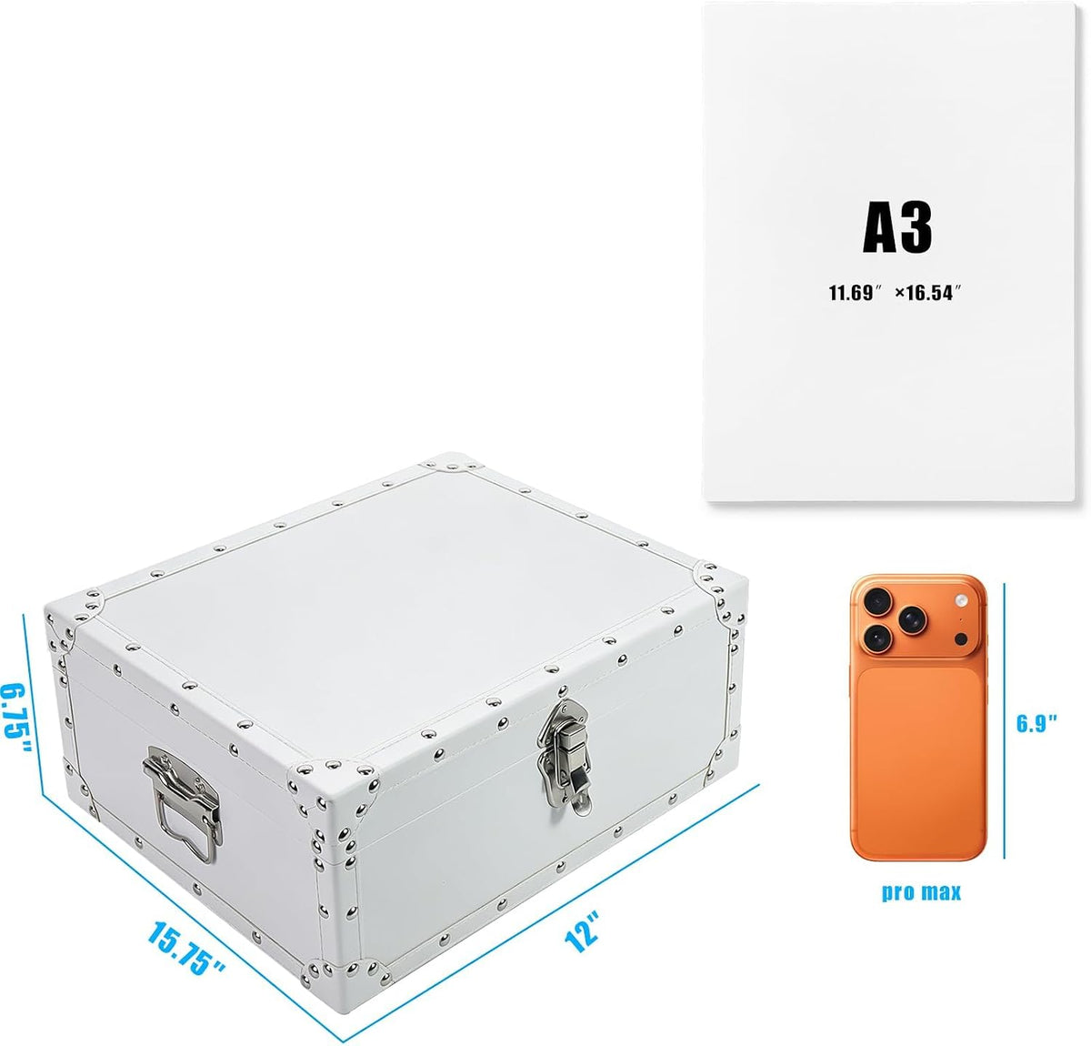 dreamseden white large wooden keepsake box, wedding gifts, package contents