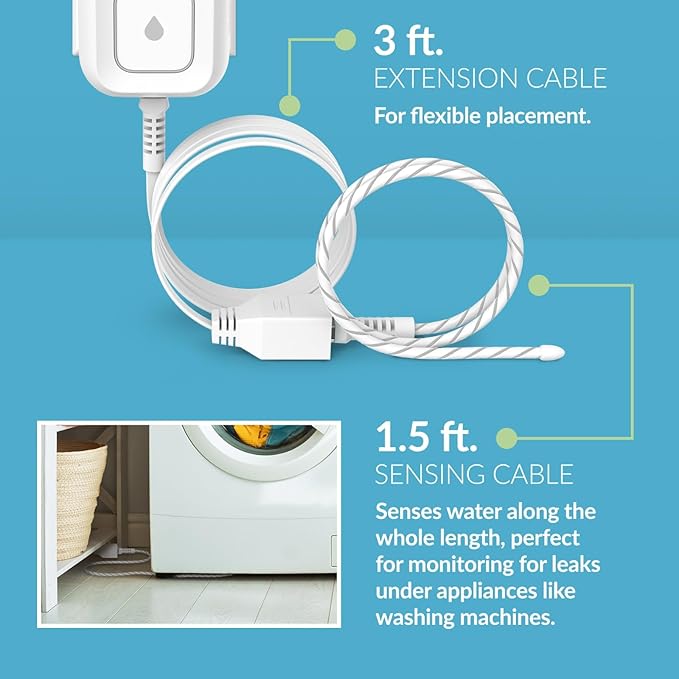 D-Link Next-Gen WiFi Water Leak Detector Starter Kit