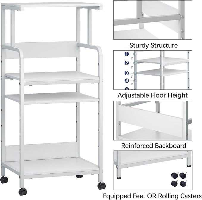 Arbuxzuy 4-Tier Printer Stand