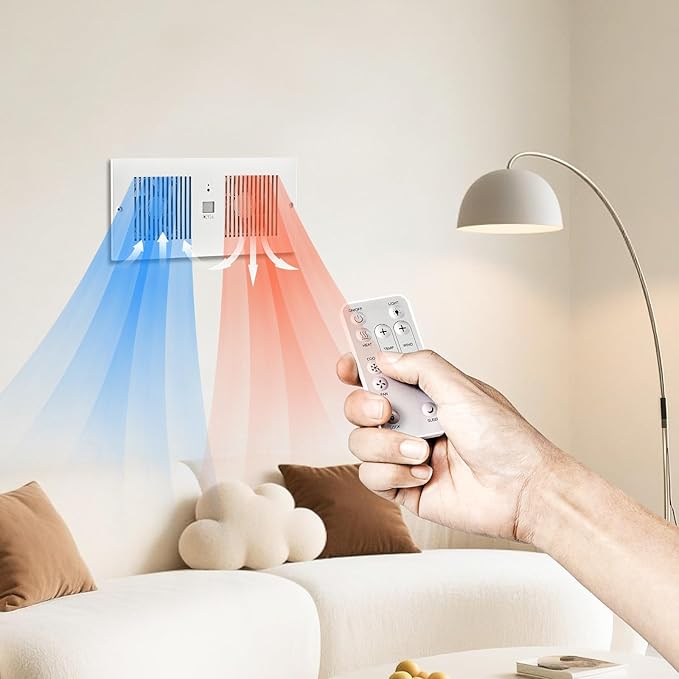 VEVOR Room to Room Fan, Adjustable Dual Airflow Through-the-Wall Fan