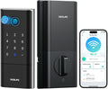 DESLOC Fingerprint WiFi Smart Lock, K120 Keypad Deadbolt Up to 16 Months