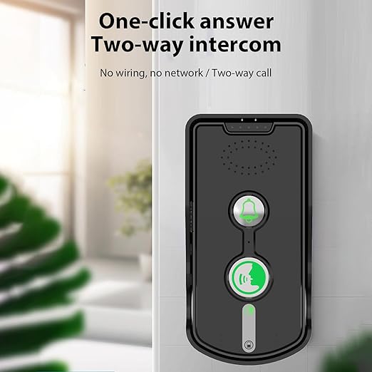 Swokely Rechargeable Wireless Intercom Unit, 2-Way Talking, 500 Meter Talking (2 Pcs)