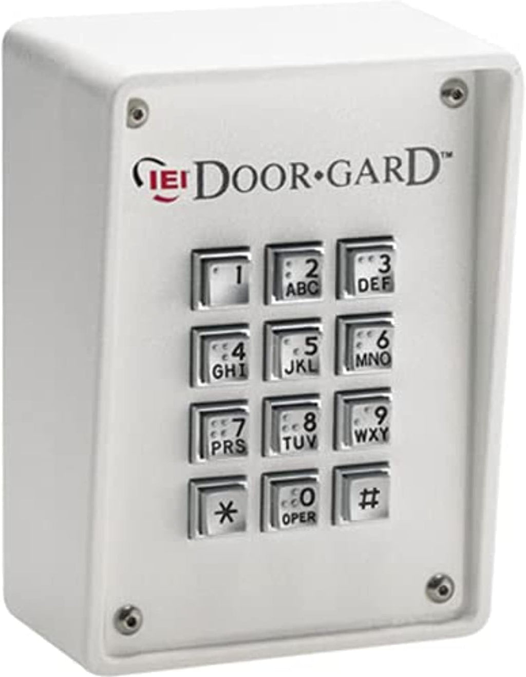 iei international electronics 212r rugged heavy duty keypad shown in use