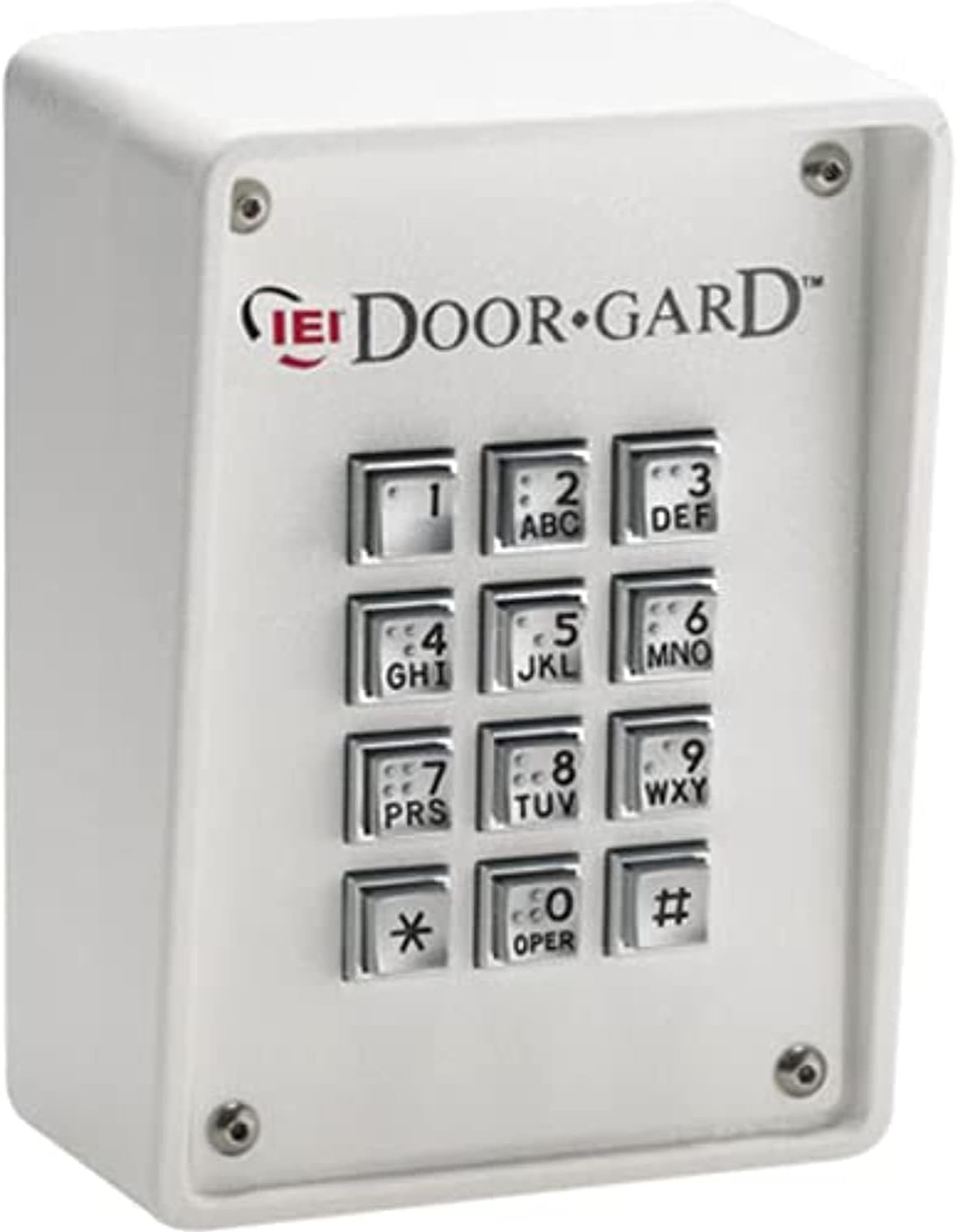 iei international electronics 212r rugged heavy duty keypad shown in use