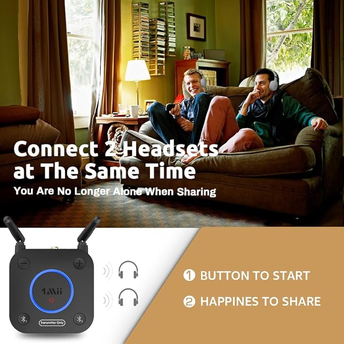 1Mii B06TX Bluetooth 5.2 Transmitter
