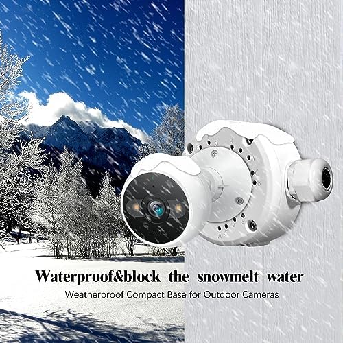 metal aluminum ip66 waterproof bullet security camera junction, view 9