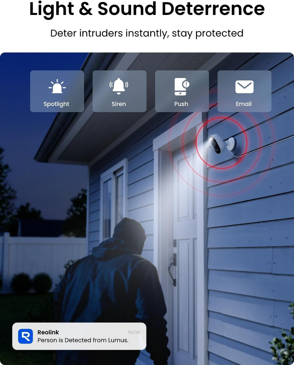 reolink lumus 2k 4mp security camera outdoor, plug-in showing dimensions