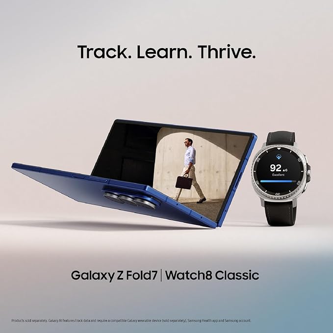 Samsung Galaxy Watch 8 Classic 46mm Bluetooth Smartwatch, Cushion Design