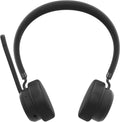 Lenovo Wireless Stereo Headset, Noise Cancelling Mic, 31-Hour Talk & 60-Hour