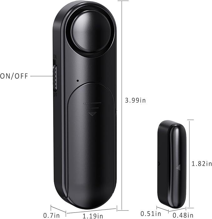 Window and Door Alarm When Opened (5-Pack)