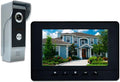 AMOCAM Wired Video Intercom System, 7 Inches Video Doorbell Door Phone System