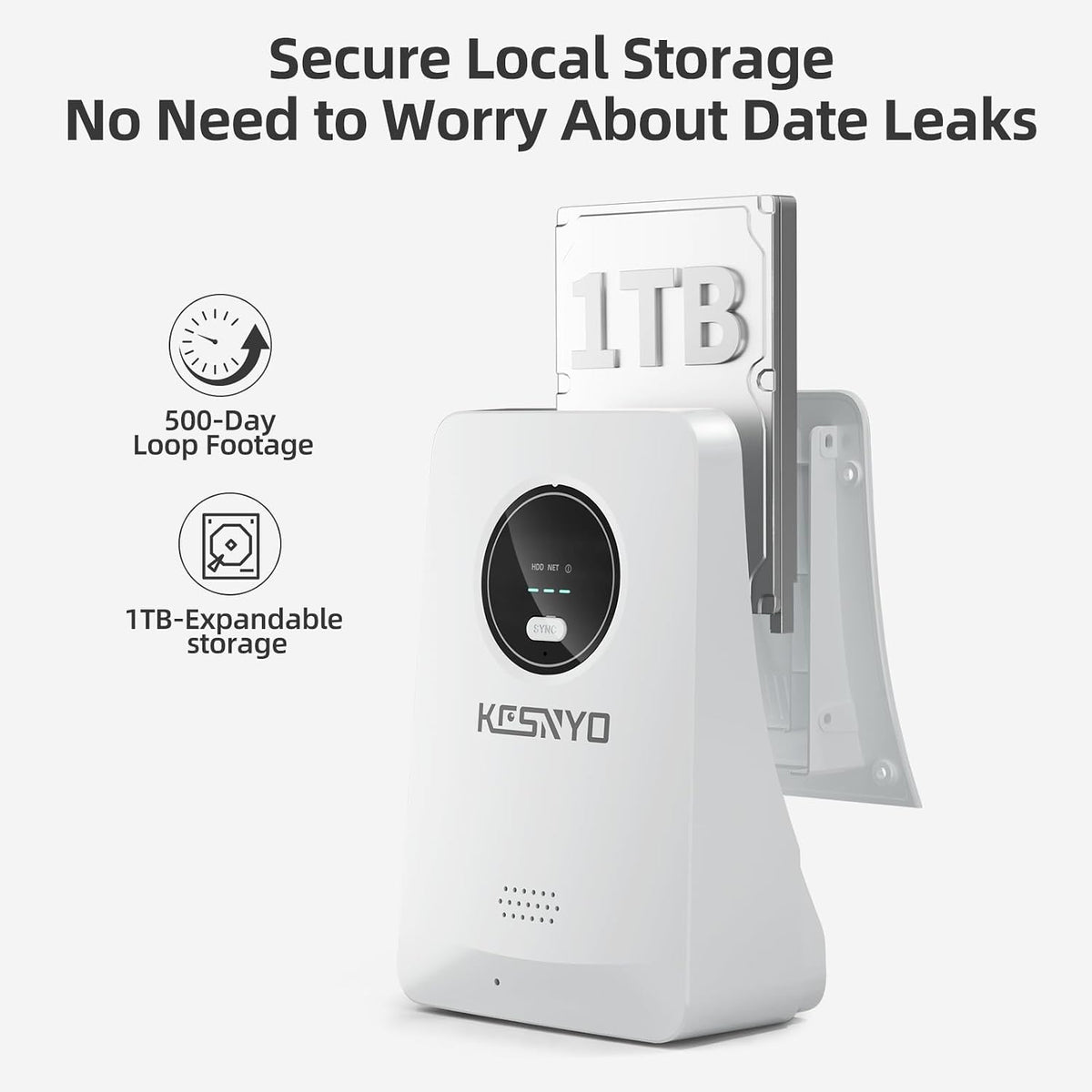 4mp solar 8-cam kit, security cameras outdoor wireless, side view