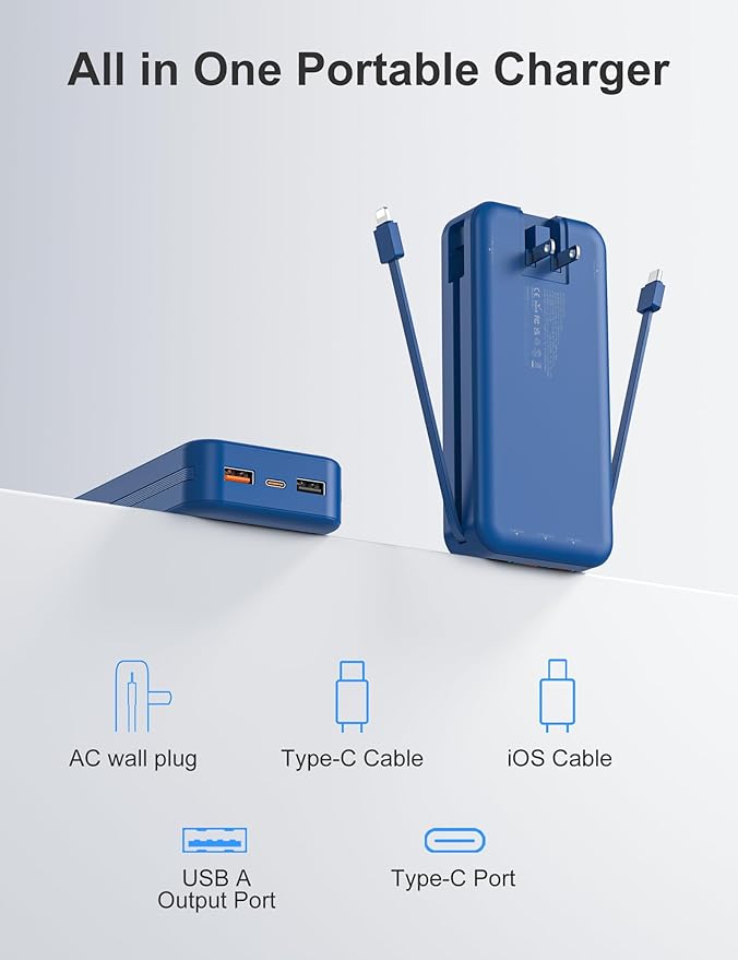 aonidi 20000mAh Ultra-Portable-Charger-Power-Bank PD20W