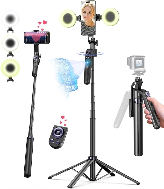 Yeaki 71” Auto Face Tracking Tripod