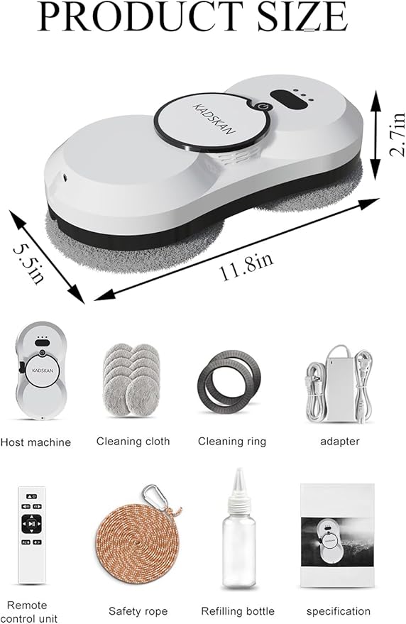 KADSKAN Window Cleaning Robot, Automatic Window Cleaner