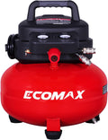 ECOMAX Pancake Air Compressor MAX 150 PSI, 2.6 CFM @90 PSI, Oil-Free