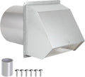 4 Inch Dryer Vent Cover Outside Hooded Wall Vent