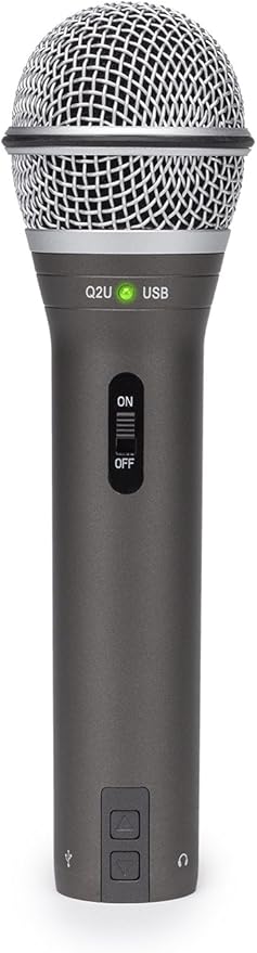 SAMSON Technologies Q2U USB/XLR Dynamic Microphone Recording and Podcasting Pack