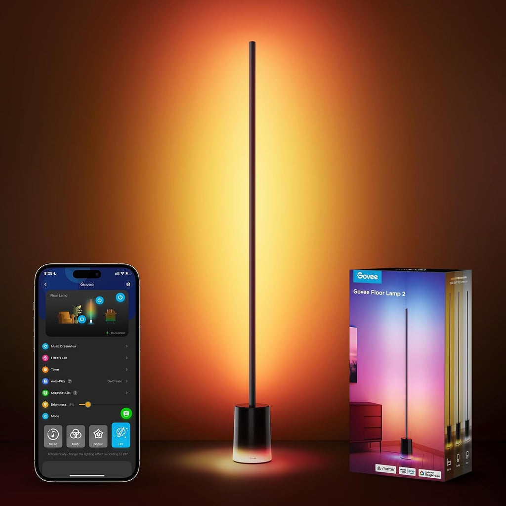Govee Floor Lamp 2, Warm Cool White LED, Compatible