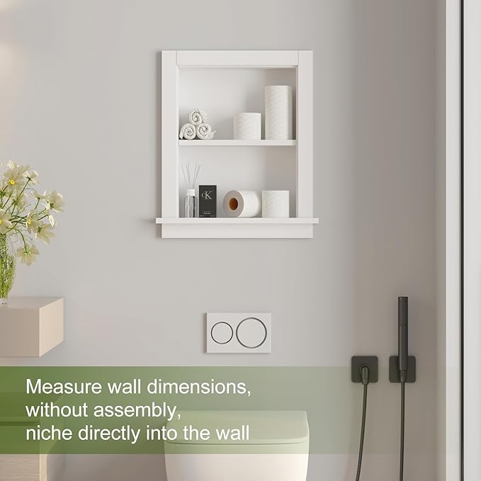 Recessed Medicine Cabinet for Bathroom Niche for Shower Wall for Bedroom