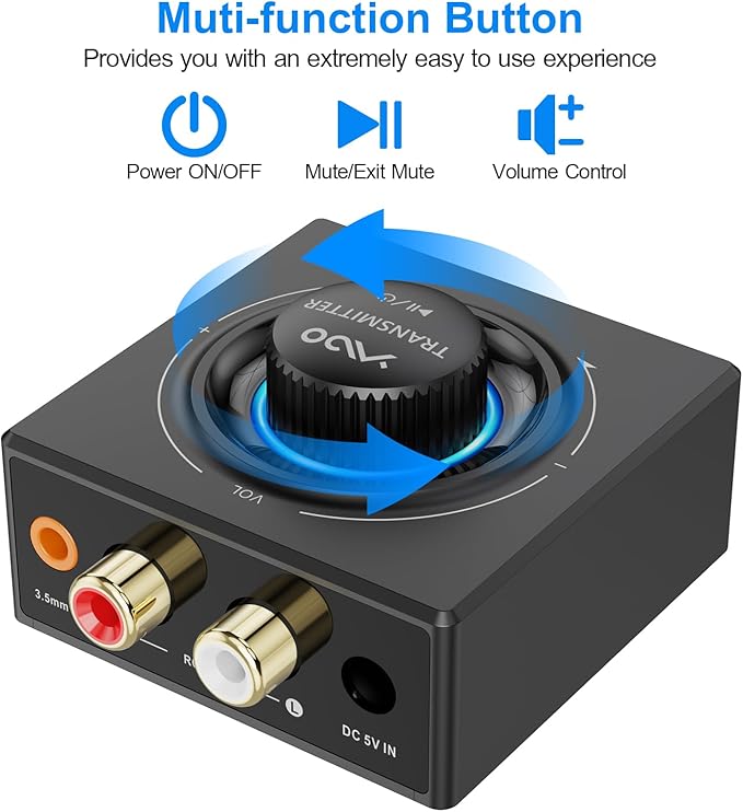 YMOO 2.4GHz Wireless Audio Transmitter and Receiver