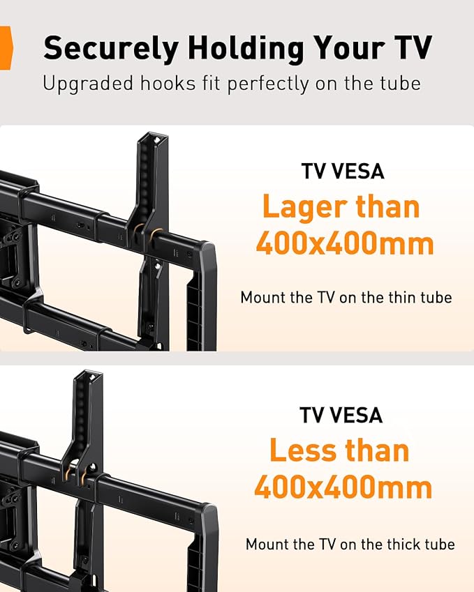Perlegear Full Motion TV Wall Mount