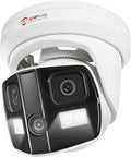 Anpviz 4K 8MP Dual Lens PoE IP Security Camera with 180° Panoramic Angle