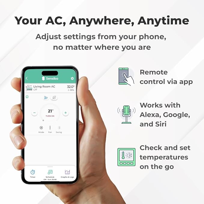 Sensibo Sky 3 Pack, Smart Home Air Conditioner System